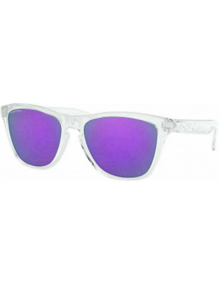 Lunettes Frogskins Violet Polarized Clear Prizm Oakley | Cyclone Bike