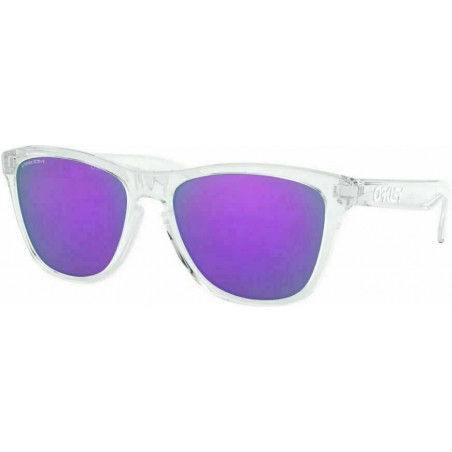 Lunettes Frogskins Violet Polarized Clear Prizm Oakley | Cyclone Bike