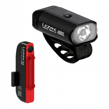 Éclairage AV Mini 400XL+Stick LEZYNE | Cyclone Bike