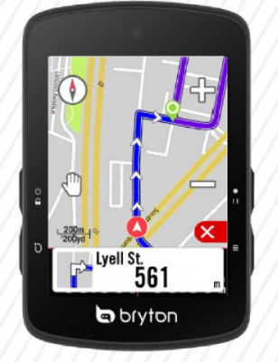 COMPTEUR BRYTON RIDER S510 T – GPS TACTILE & CAPTEURS | Cyclone Bike