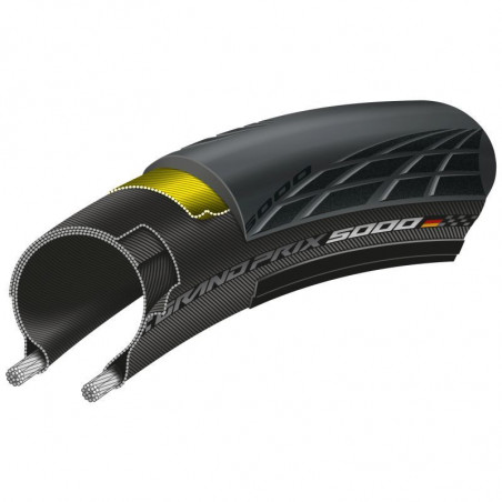 PNEU CONTINENTAL GRAND PRIX 5000 S TR 700X25C – ROUTE TUBELESS PERFORMANCE | CYCLONEBIKE