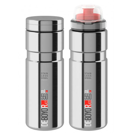 BIDON THERMOS ELITE DEBOYO RACE 550 ML ARGENT