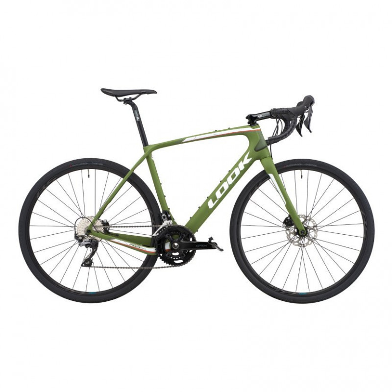 VELO LOOK 765 GRAVEL GREEN MAT GRX 2X12