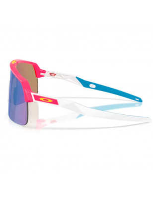 Lunettes  Sutro Lite Neon Pink W / Prizm  Sapphire Custom | Cyclone Bike