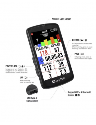 COMPTEUR BRYTON RIDER S810 E | Cyclone Bike