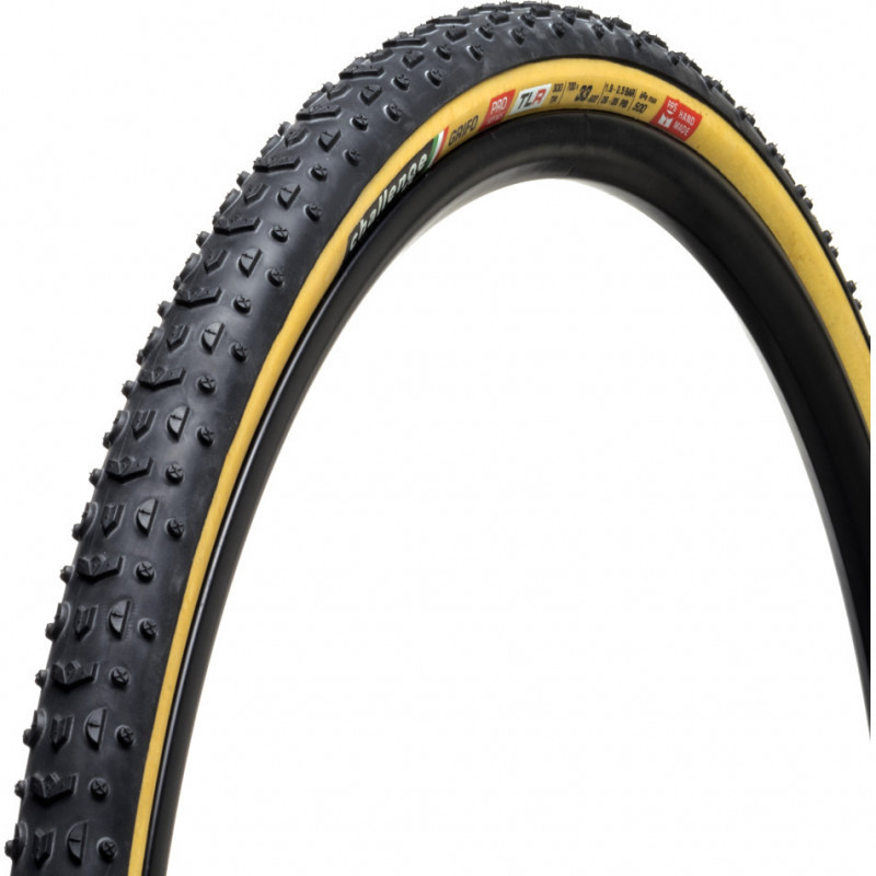 PNEU CHALLENGE OPEN GRIFO 700X33C TUBELESS READY BEIGE