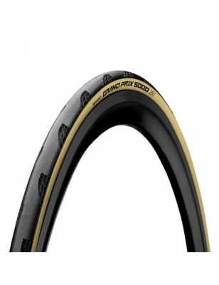 Pneu Continental Grand Prix 5000 700x25 S Crème | Cyclone Bike
