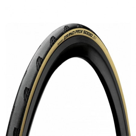 Pneu Continental Grand Prix 5000 700x25 S Crème | Cyclone Bike